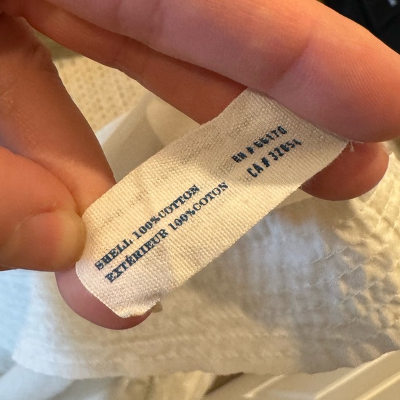 Anthropologie White Puff Sleeve Blouse - Picture 12 of 13